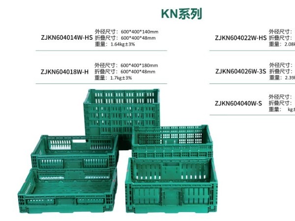 详解正基折叠式蔬果塑料筐三大系列特点