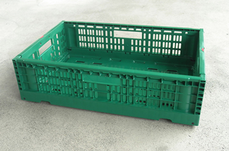 塑料折叠筐ZJTY604015W-S